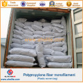 Fibre de polypropylène monofilament additif de ciment